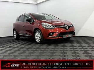 Renault Clio Estate 0.9 TCe Limited Airco, Navi, Parkeersensoren, Keyless start, Cruise control, A start stop, Lichtmetalen velgen
