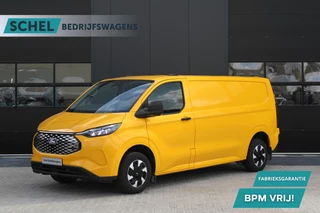 Hoofdafbeelding Ford E-Transit Ford E-Transit Cust. 340 L2H1 Trend 65 kWh 136pk - Trekhaak - Camera - LED - Carplay - Grootlicht Assist - Rijklaar