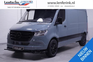 Mercedes-Benz Sprinter 215 CDI 150 pk Black&Grey Edition L2H1 Airco, 18" LMV, Bumpers in Kleur, Zonneklep, Grille Zwart, 2-Zits