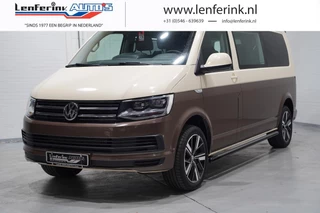 Volkswagen Transporter 2.0 TDI 150 pk Dubbel Cabine Two Tone Bruin Airco ECC, Camera, 18" LMV, LED Koplampen, Sidebars, 6-Zits