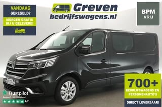 Renault Trafic 2.0 dCi L2H1 BPM Vrij | Dubbele Cabine Airco 5 Persoons Cruise Camera Carplay Virtual 17"LMV LED PDC Trekhaak