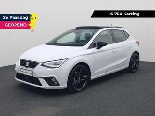 SEAT Ibiza 1.0EcoTSI/115PK FL FR Business Connect · Panoramadak · Leder/Alcantara · Camera + Parkeersensoren · Garantie t/m 27-03-2027