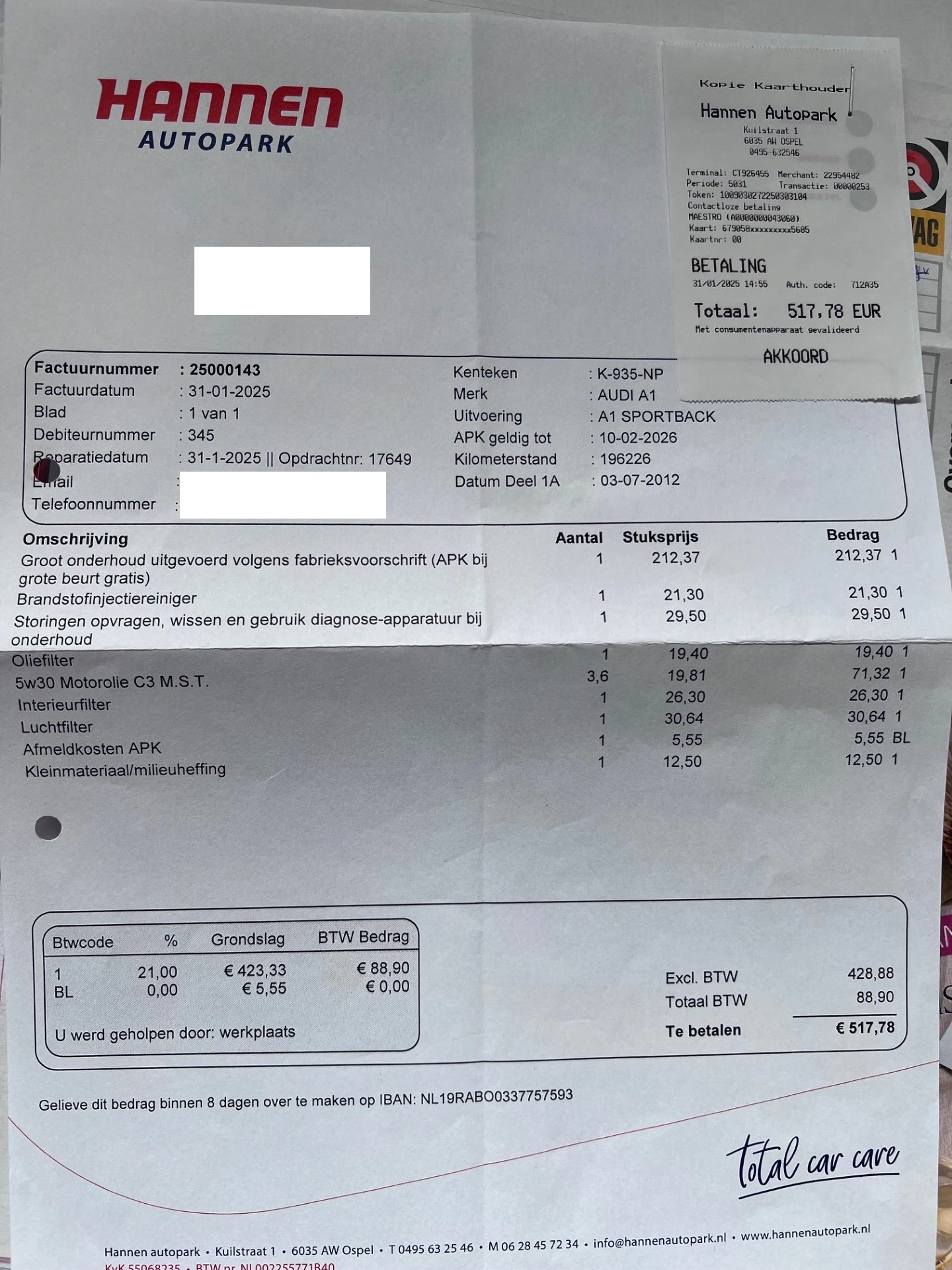 Hoofdafbeelding Audi A1 Sportback