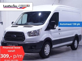 Hoofdafbeelding Ford Transit Ford Transit 2.0 TDCI 130 pk Automaat L2H2 Trend Navi, Camera NAP, Laadruimte Pakket, PDC V+A, 3-Zits