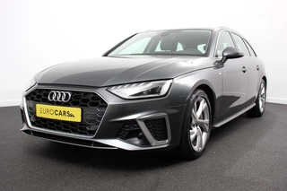 Audi A4 Avant 40 TFSI 204 pk S-tronic S Line Plus Navigatie Adaptive Cruise Control Parkeersensoren Lane Assist Elektrische achterklep Stoelverwarming Ledverlichting Virtual Cockpit Climatronic