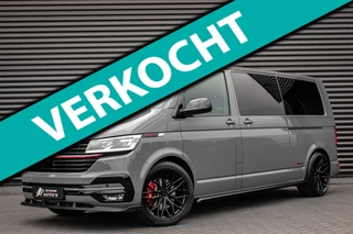 Volkswagen Transporter 2.0 TDI L2H1 BULLI 204PK DC DUBBEL CABINE / ALCANTARE HEMEL / FULL OPTIONS / LEDER / FULL BLACK / APPLE
