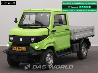 EVUM Motors aCar 4x4 Open Laadbak Pritsche 100% Elektrisch 23kWh Pickup