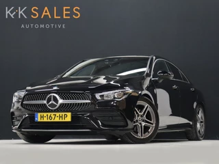 Mercedes-Benz CLA 180 Business Solution AMG [APPLE CARPLAY, CAMERA, CRUISE CONTROL,STOELVERWARMING, SFEERVERLICHTING, PDC 360, LED LAMPEN PEFORMANCE, HALF LEDER, FLIPPERS, NAVIGATIE, NIEUWSTAAT]