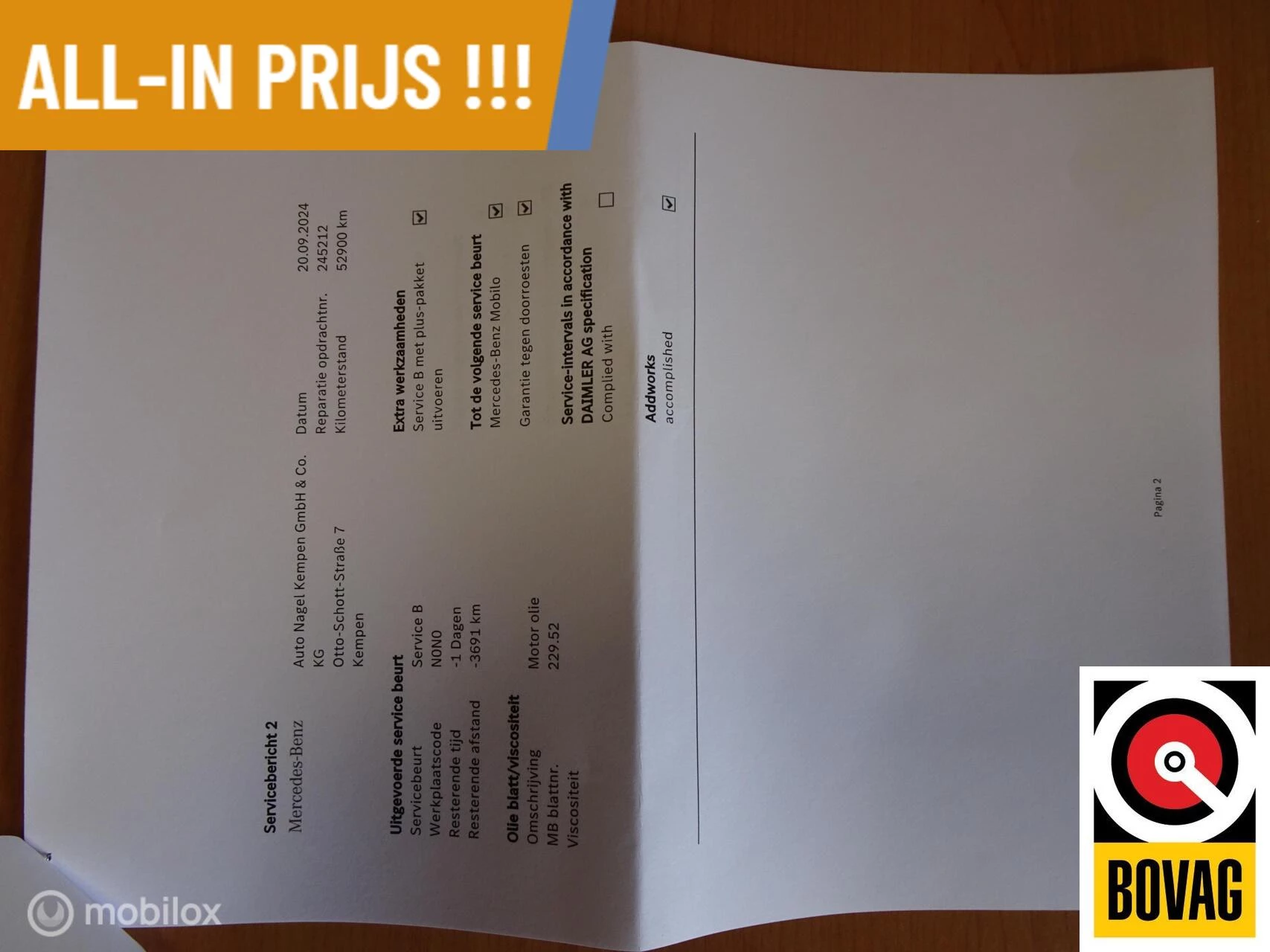 Hoofdafbeelding Mercedes-Benz B-Klasse
