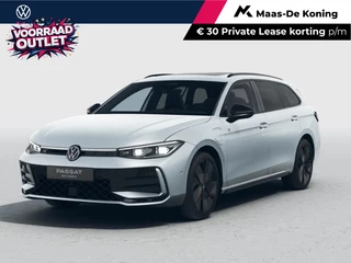 Volkswagen Passat Variant R-Line Edition 1.5 eHybrid 204 pk 6 versn. DSG · Black Style Pakket · Trekhaak inklapbaar, electr. ontgrendeling, incl. Trailer Assist · Voorraad OUTLET
