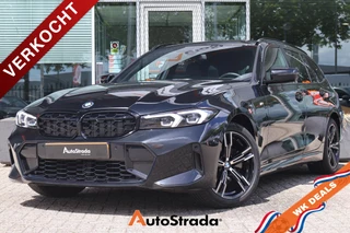 BMW 3-Serie Touring (g21) 330e M-Sport 292pk SoH 99% | LED | Sfeer | Trekhaak | Camera | Stoelverwarming | Leder
