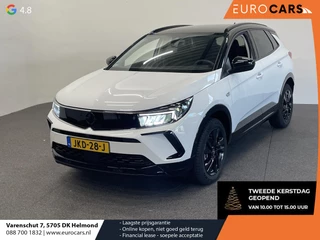 Opel Grandland 1.2 Turbo GS Auto. Navigatie Apple Carplay/Android Auto Camera Parkeersensoren achter Cruise Control Dodehoek assistent Stoel- en stuurverwarming Lichtmetalen velgen Virtual Cockpit Climate Control