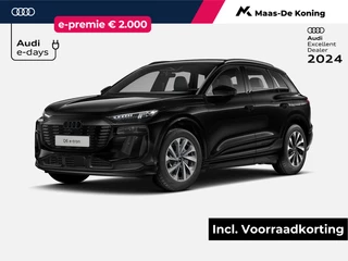 Hoofdafbeelding Audi Q6 e-tron Audi Q6 e-tron Launch edition (B1) e-tron perf 225kW/306pk 100Kw Audi Q6 e-tron Launch edition performance 306 PK · S line zwart leder-kunstleder · Tech plus · Exterieurpakket zwart