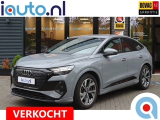 Hoofdafbeelding Audi Q4 Sportback e-tron Audi Q4 Sportback e-tron 50 quattro S edition 77 kWh Optiek Zwart S-Line/Matrix LED/Camera/Navi Plus/ACC/Elek. klep/20"