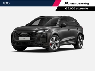 Audi Q3 1.5 200kW e-hybrid S edition 272 PK · Tech pro · Trekhaak elek. wegklapbaar · Glazen panoramadak
