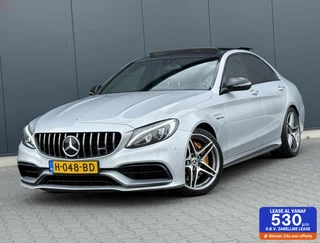 Mercedes C-klasse AMG 63 Panoramadak - INCL BTW - Led - Carbon - Burmester