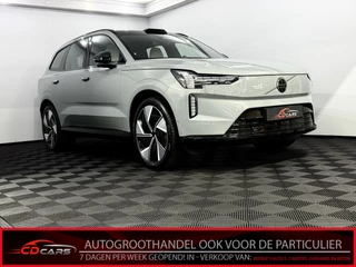 Hoofdafbeelding Volvo EX90 Volvo EX90 Twin Motor Ultra 7P 111kWh 408PK Luchtvering, Panoramadak, 360 Camera, Head-up, Elektrische achterklep, Bowers&Wilkins, Pilot assist, 3 jaar garantie