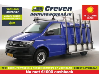 Volkswagen Transporter 2.0 TDI L2H1 140PK Glasauto Glasresteel Airco Cruise Carplay Navigatie Imperiaal Trekhaak