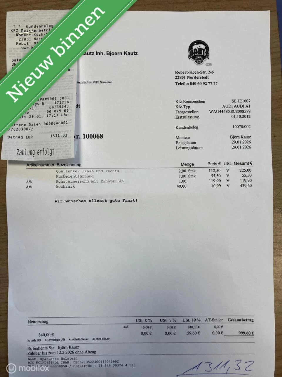 Hoofdafbeelding Audi A1
