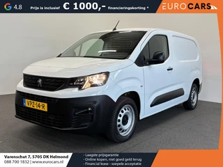 Peugeot Partner 1.5 BlueHDI Premium Long Navigatie Apple Carplay Android Auto Parkeersensoren achter Cruise Control Airco Lang L2