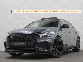 Audi Q8 SQ8 4.0 V8 | RS-Stoelen | Panorama | Massage | Ventilatie | 23'' | B&O Sound | Trekhaak | Bovag Garantie | Carbon | Luchtvering | Black-Optic | Nw.Pr, 220733,=  | Memory | Leder | Matrix-LED | Carplay | 57800,= ex bpm en btw export | BTW Auto 81300,= ex btw.