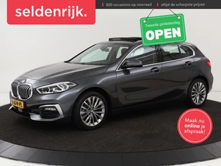 BMW 1-serie 118i Business Edition | Luxury Line |  Panoramadak | Leder | Stoel & stuurverwarming | Camera | Carplay | Full LED | Live Cockpit | Navigatie | HiFi System | Parkeerhulp | Climate control
