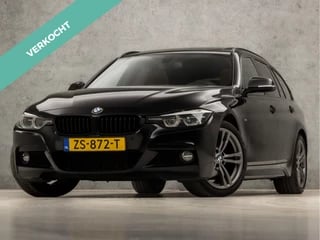 BMW 3 Serie Touring 318i M Sport Automaat (PANORAMADAK, M PAKKET, GROOT NAVI, LEDER, STOELVERWARMING, CAMERA, DIGITAL COCKPIT, SPORTSTOELEN, ZWART HEMEL, NIEUWE APK, NIEUWSTAAT)