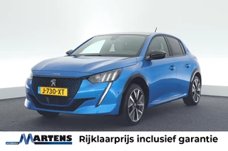 Hoofdafbeelding Peugeot e-208 Peugeot e-208 EV GT-Line 350 136pk 50 kWh Panoramadak Camera Stoelverwarming Navigatie