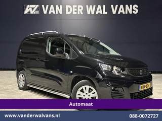 Peugeot Partner 1.5 BlueHDI 131pk Automaat L1H1 Euro6 Airco | 3-Zits | Leder | Camera | Navigatie | LM velgen Apple Carplay, Android Auto, Cruisecontrol, Sidebars, Stoelverwarming, Trekhaak, Parkeersensoren, Bijrijdersbank
