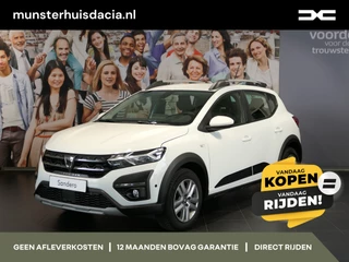 Dacia Sandero Stepway 1.0 TCe 100 Bi-Fuel Comfort - Dodehoek, camera, sensor v+a, navi