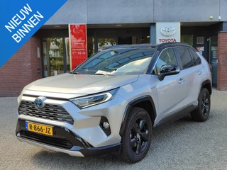 Toyota RAV4 2.5 Hybrid AWD Bi-Tone 4S-BANDEN STOELVERW NAVI APPLE/ANDROID EL-ACHTERKLEP KEYLESS PARK-SENSOREN CAMERA 18'' LM-VELGEN EL-STOEL