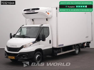 Iveco Daily 72C21 3.0L Automaat Lamberet Laadklep Koelwagen 210PK Dubbellucht Thermoking T-600R Airco Cruise Euro6 Koel Koeler Kühl Kühler Kühlwagen Kühlkoffer Airco Cruise control