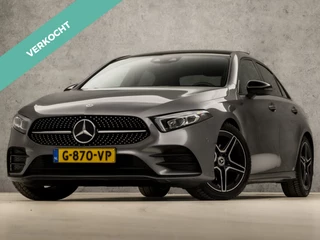 Mercedes-Benz A-Klasse 180 AMG Sport Automaat (SCHUIFDAK, 1e EIGENAAR, APPLE CARPLAY, GROOT NAVI, WIDE SCREEN, LEDER/ALCANTARA, STOELVERWARMING, SPORTSTOELEN, CAMERA, GETINT GLAS, DAB+, NIEUWE APK, NIEUWSTAAT)