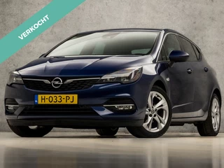 Opel Astra 1.2 Elegance Sport (APPLE CARPLAY, GROOT NAVI, CAMERA, LEDER, CLIMATE, STUUR/STOELVERWARMING, GETINT GLAS, SPORTSTOELEN, CRUISE, LED KOPLAMPEN, NIEUWSTAAT)