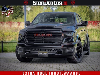 Dodge Ram 1500 Night Premium | Full Option | De Meest Luxe Pick-Up in zijn Klasse | Comfortabele Dubbele Cabine met Royale 5 Zitplaatsen | BPM vrij | Nu Leverbaar uit Voorraad | Voorraad Nr 2200 - 0886