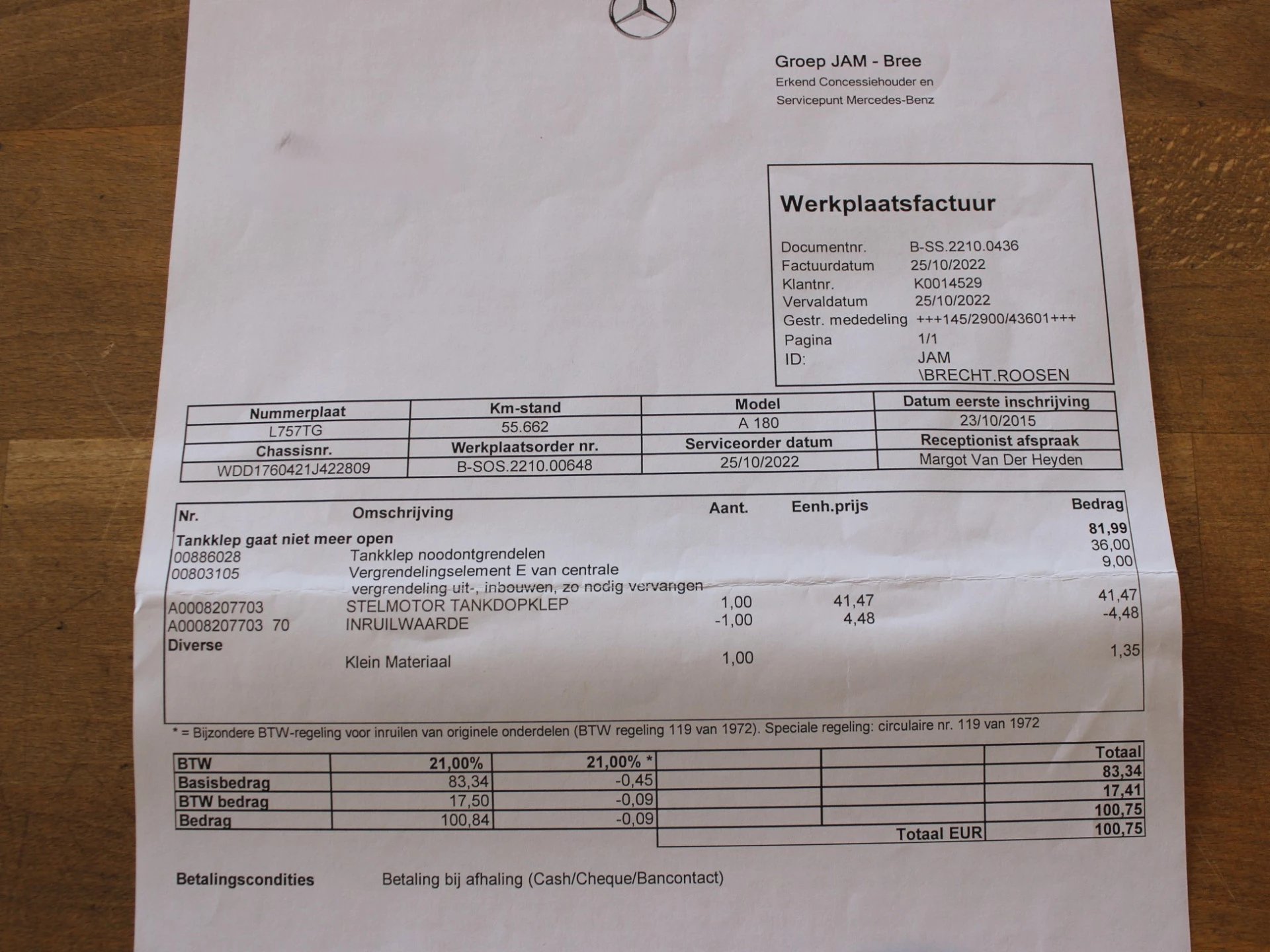 Hoofdafbeelding Mercedes-Benz A-Klasse