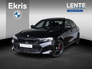 BMW 3 Serie Sedan 330e | M Sportpakket Pro | Verwarmd Stuurwiel | Comfort Access | Achteruitrijcamera | Schuif-/kanteldak | Stoelverwarming | Harman Kardon | Trekhaak | Lentevoordeel