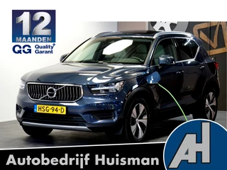 Volvo XC40 1.5 T4 155kW/211pk DCT7 Recharge Inscription PANORAMADAK + LEER + EL.STOEL MET MEMORY + STOEL-&STUURVERWARMING + CRUISE + LANE ASSIST + NAVI SENSUS + CARPLAY/ANDROID AUTO + KEYLESS ENTRY&GO + CAMERA + PARKSENSOREN V&A + 18" LM-VELGEN!!