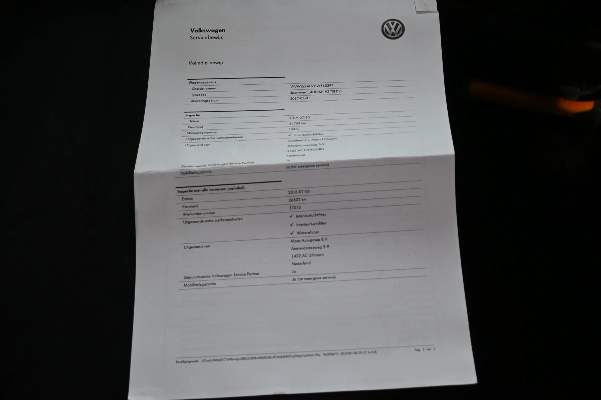 Hoofdafbeelding Volkswagen Golf Sportsvan