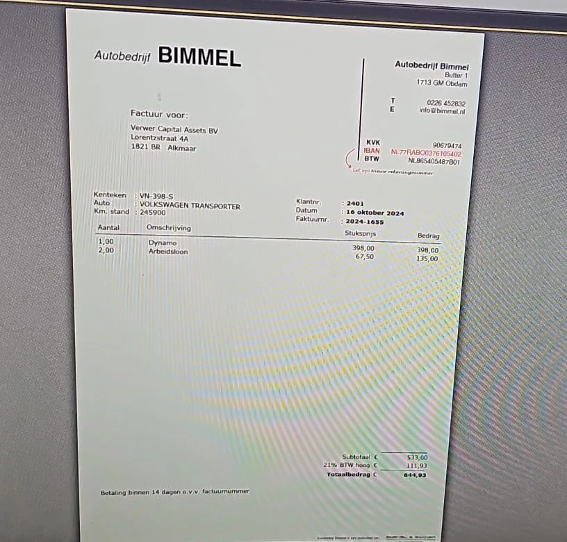 Hoofdafbeelding Volkswagen Transporter
