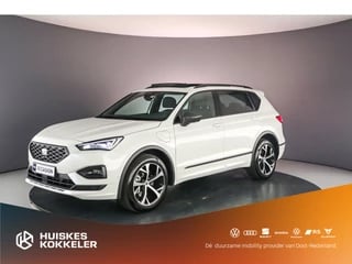 Hoofdafbeelding SEAT Tarraco SEAT Tarraco FR 1.4 TSI e-Hybrid 245pk DSG Automaat Trekhaak, Panoramadak, Elektrische achterklep, Lederen bekleding, Achteruitrijcamera, Navigatie, Adaptive cruise control, Stuurwiel verwarmd, LED verlichting, Stoelverwarming, Parkeersensoren