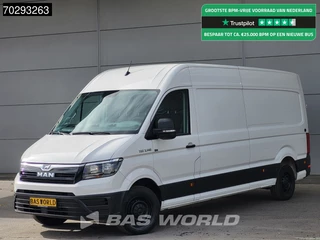 MAN TGE 3.140 Automaat L4H3 Airco Camera Parkeersensoren Euro6 L3H2 15m3 Airco