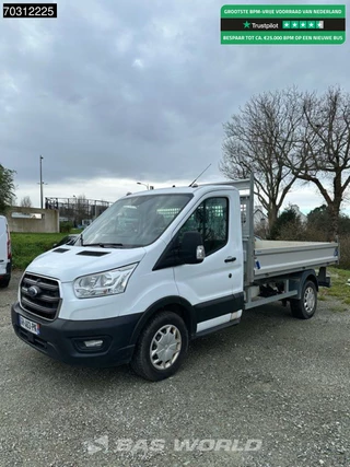 Ford e-Transit COMING SOON! Elektrisch 68kWh 310km WLTP Open Laadbak Airco Cruise Camera CarPlay Euro6 Airco