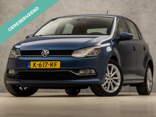 Volkswagen Polo 1.2 TSI Sportline Automaat (5 DEURS, NAVIGATIE, LEDER/ALCANTARA, CLIMATE, STOELVERWARMING, LED KOPLAMPEN, SPORTSTOELEN, CRUISE, LM VELGEN, PARKEERSENSOREN, NIEUWE APK, NIEUWSTAAT)