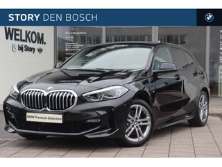 BMW 1 Serie 118i High Executive M Sport Automaat / Sportstoelen / Stoelverwarming / Adaptieve LED / Parking Assistant / Head-Up / Live Cockpit Professional / Verwarmd stuurwiel