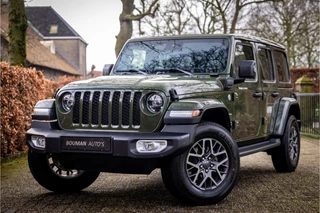 Jeep Wrangler Unlimited 4xe 380 Sahara Cognac Leder | Sky One Softtop | Adaptive Cruise | Trekhaak