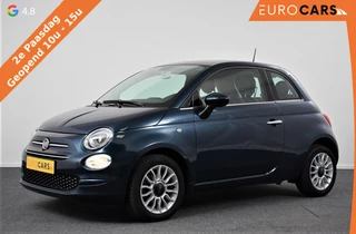 Fiat 500 1.2 Lounge | Navigatie | Climate Control | Lederen Bekleding | Panoramadak | Cruise Control | Bluetooth | Parkeersensoren | Lichtmetalen velgen