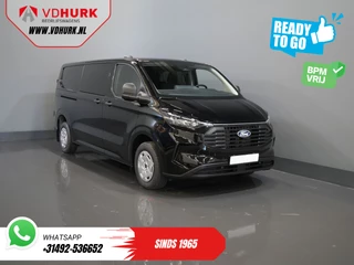 Ford Transit Custom 2.0 TDCI 150 pk Trend DC Dubbel Cabine BPM VRIJ! Garantie 5J of 200.00km/ Adapt.Cruise/ 2xSchuifdeur/ LED/ Navi/ Stoelverw./ Virtual Cockpit