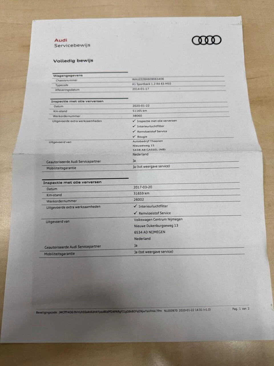 Hoofdafbeelding Audi A1 Sportback