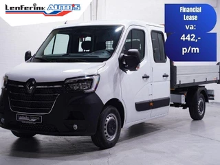 Renault Master 2.3 dCi 165 pk Kipper Dubbel Cabine 6-Zits Airco, BPM vrij, Cruise Control, Nieuw, Direct Leverbaar